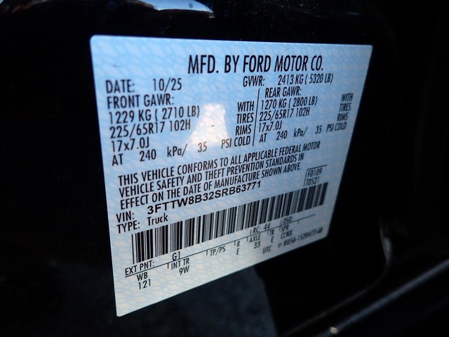 New 2025 Ford Maverick XL w/ Equipment Group 101A image 15