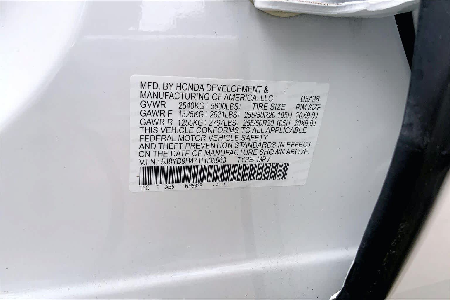 Used 2026 Acura MDX w/ Technology Package FWD image 33