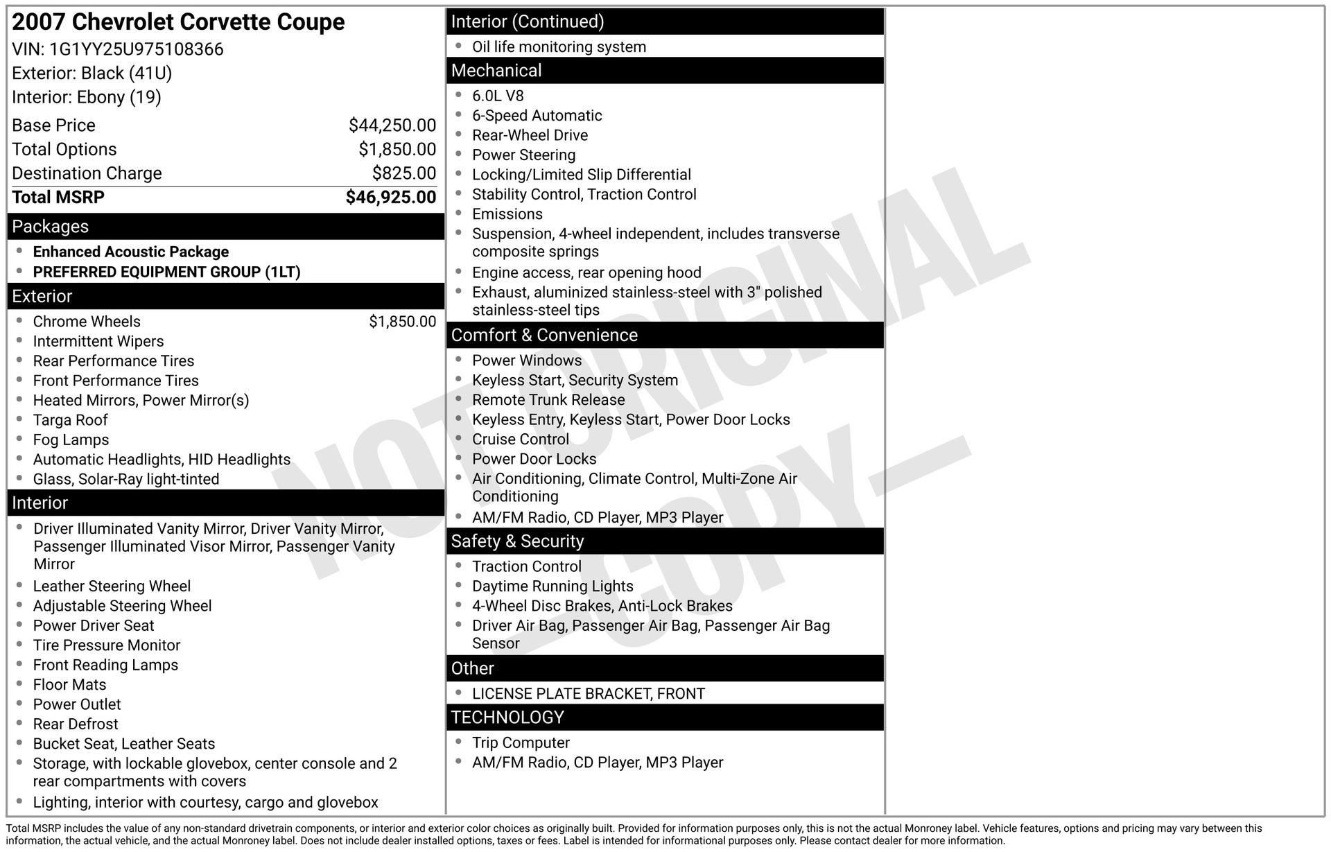 Used 2007 Chevrolet Corvette Coupe image 4