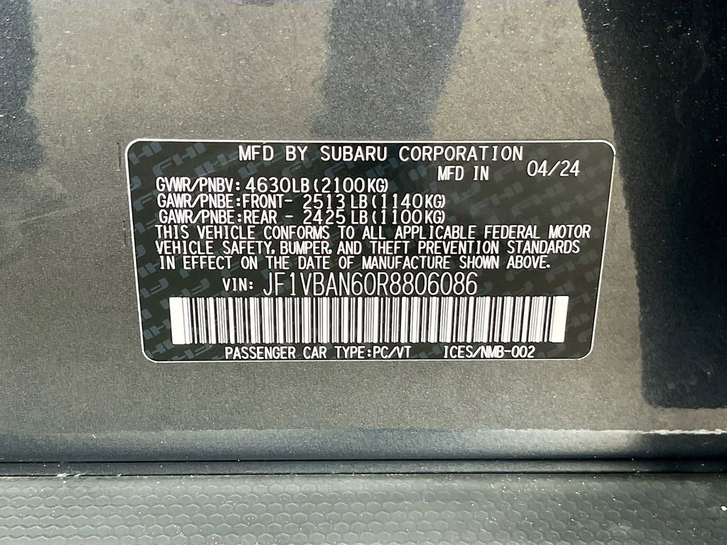 Used 2024 Subaru WRX Limited image 34