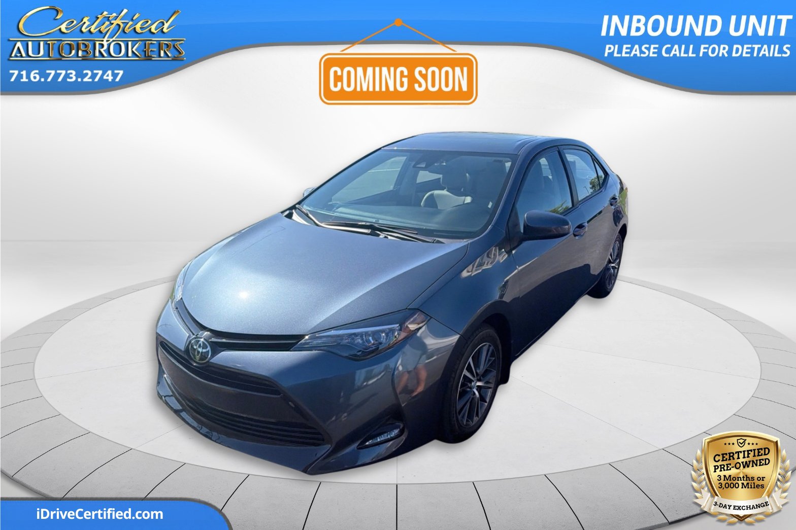 Used 2018 Toyota Corolla LE w/ LE Premium Package w/Moonroof