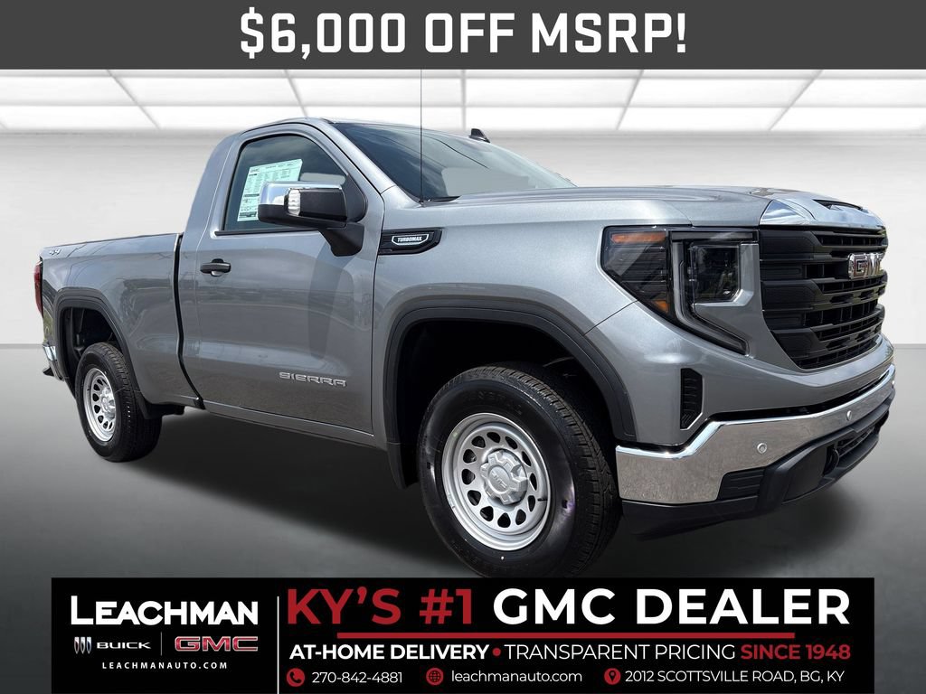 New 2026 GMC Sierra 1500 4x4 Regular Cab Pro w/ Pro Value Package