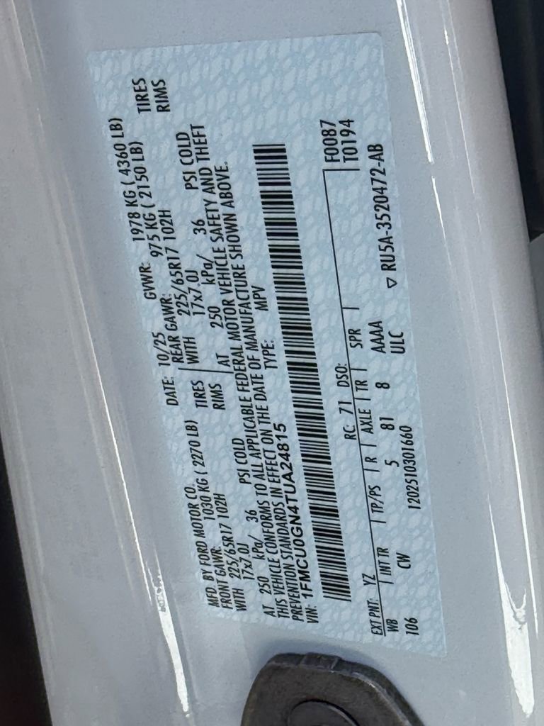 New 2026 Ford Escape Active w/ Tech Pack #1 image 24