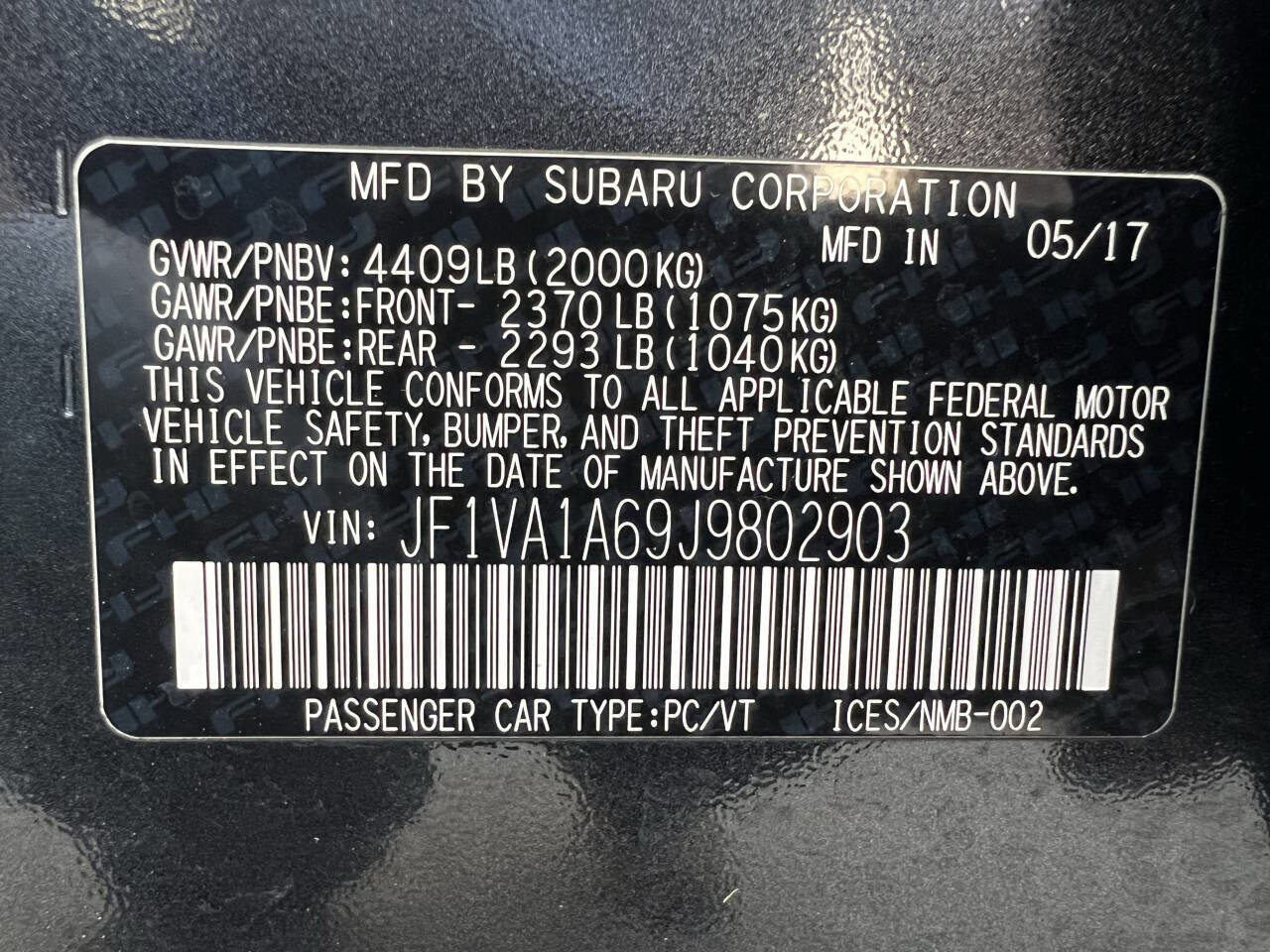 Used 2018 Subaru WRX image 31