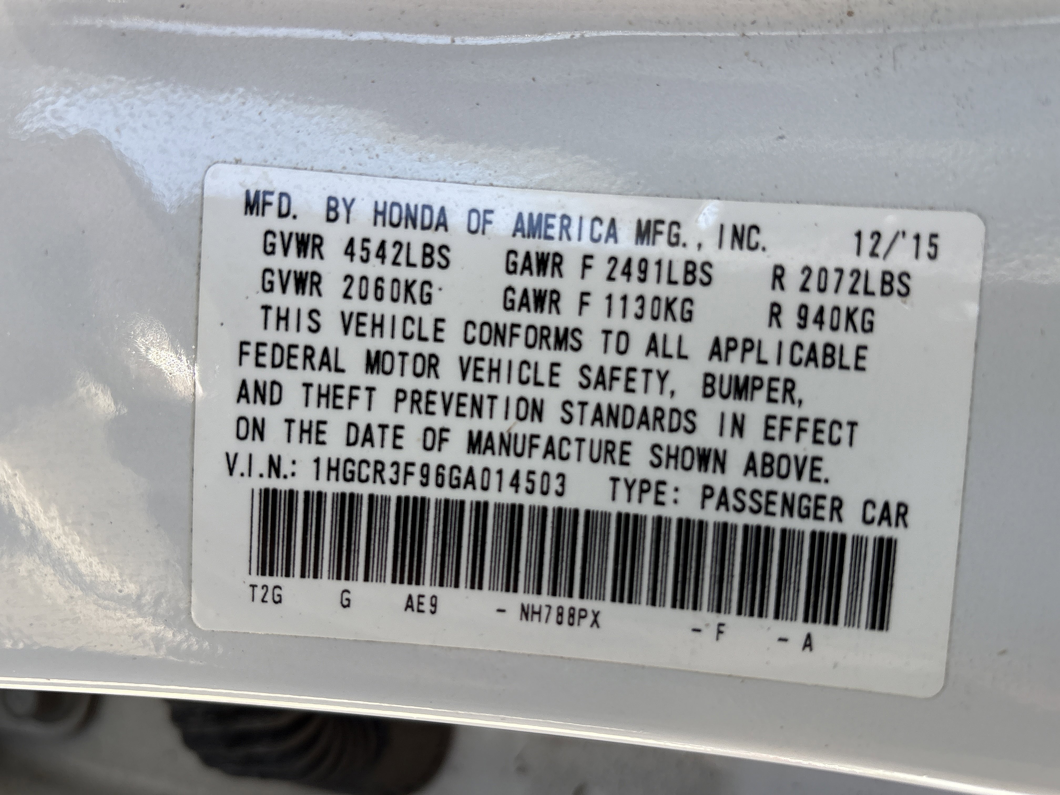 Used 2016 Honda Accord Touring image 5