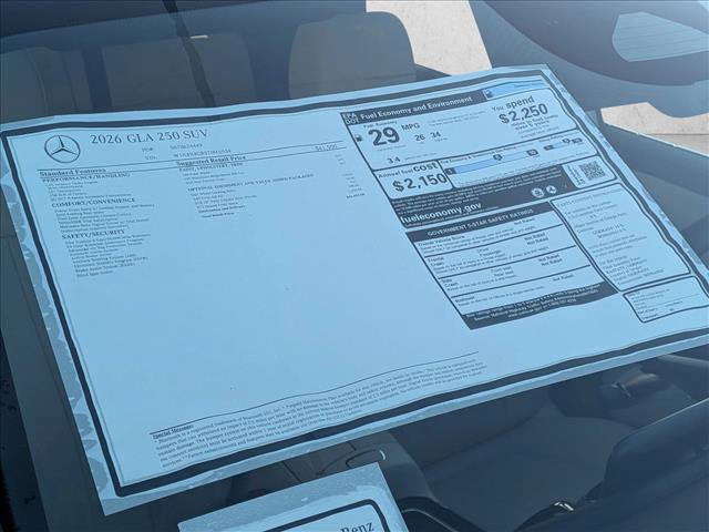 New 2026 Mercedes-Benz GLA 250 image 18