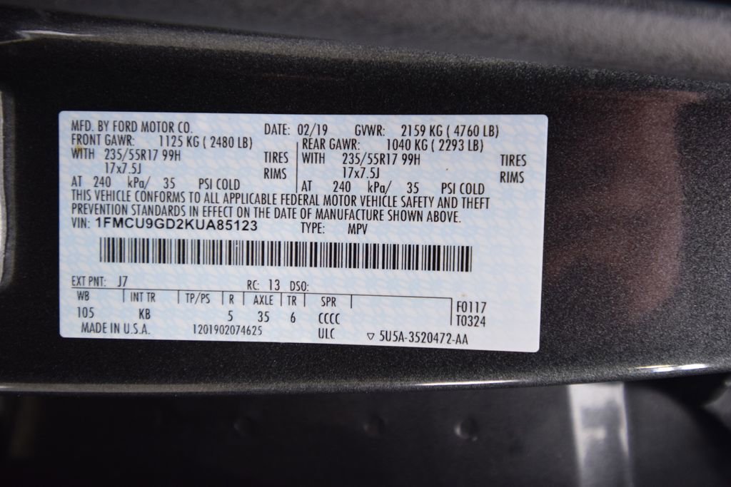 Used 2019 Ford Escape SE image 29