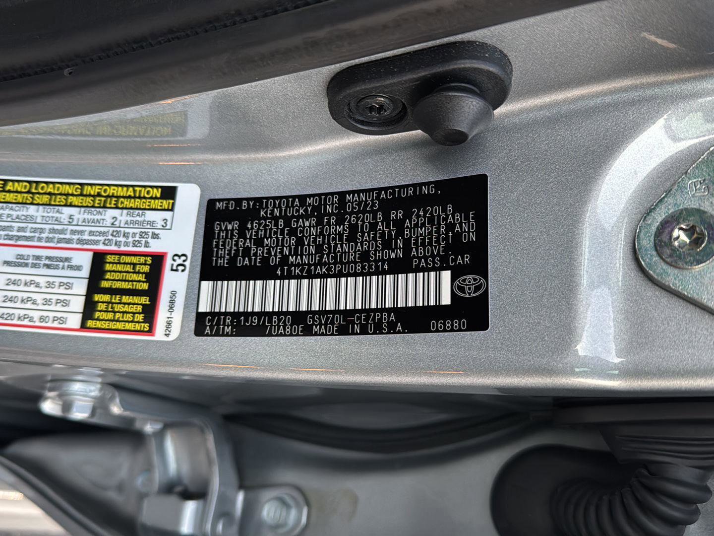 Certified 2023 Toyota Camry XSE image 38