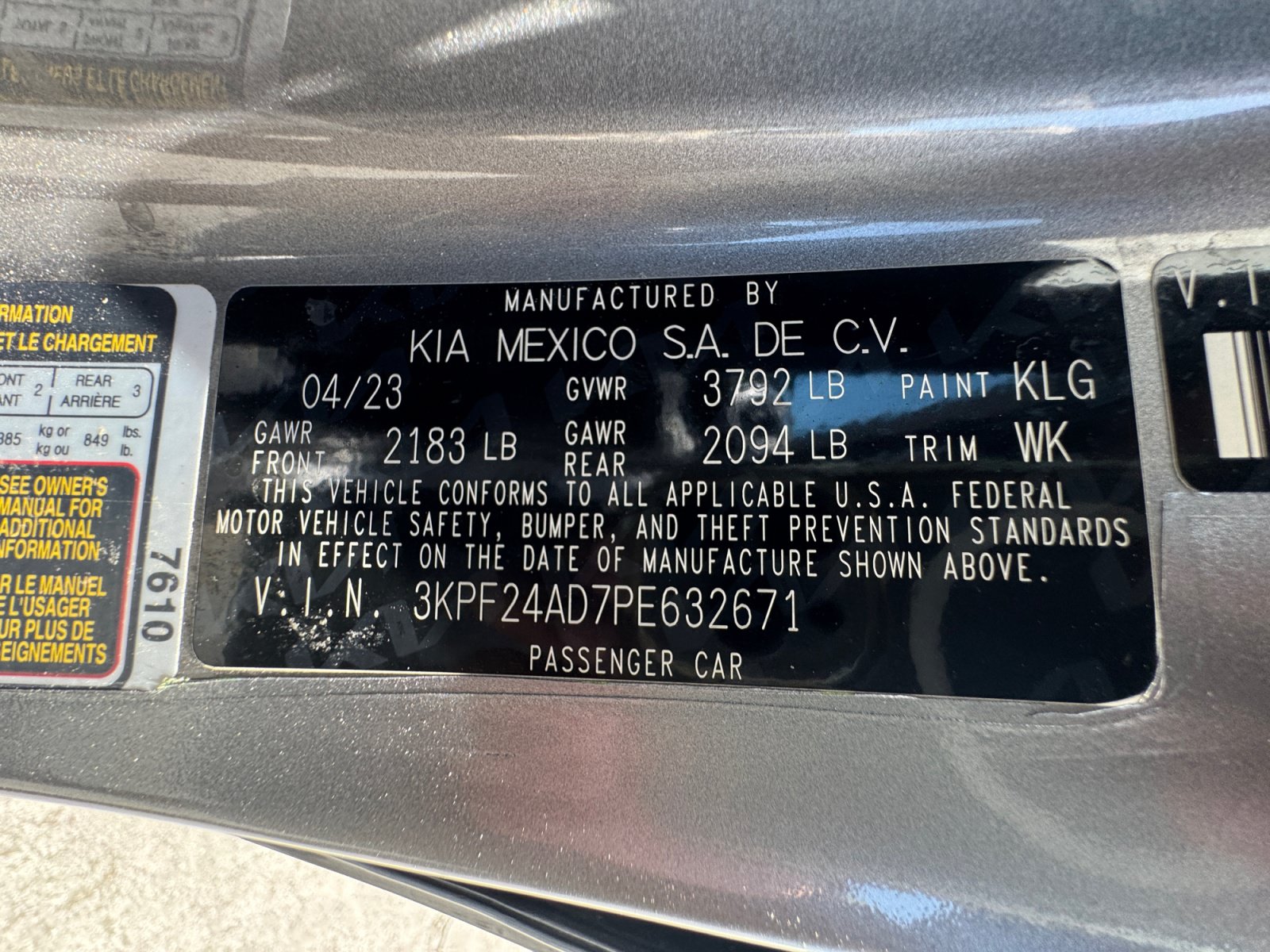 Used 2023 Kia Forte LXS w/ LXS Technology Package FWD image 17