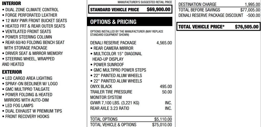 Certified 2024 GMC Sierra 1500 Denali w/ Denali Reserve Package AWD/4WD image 2
