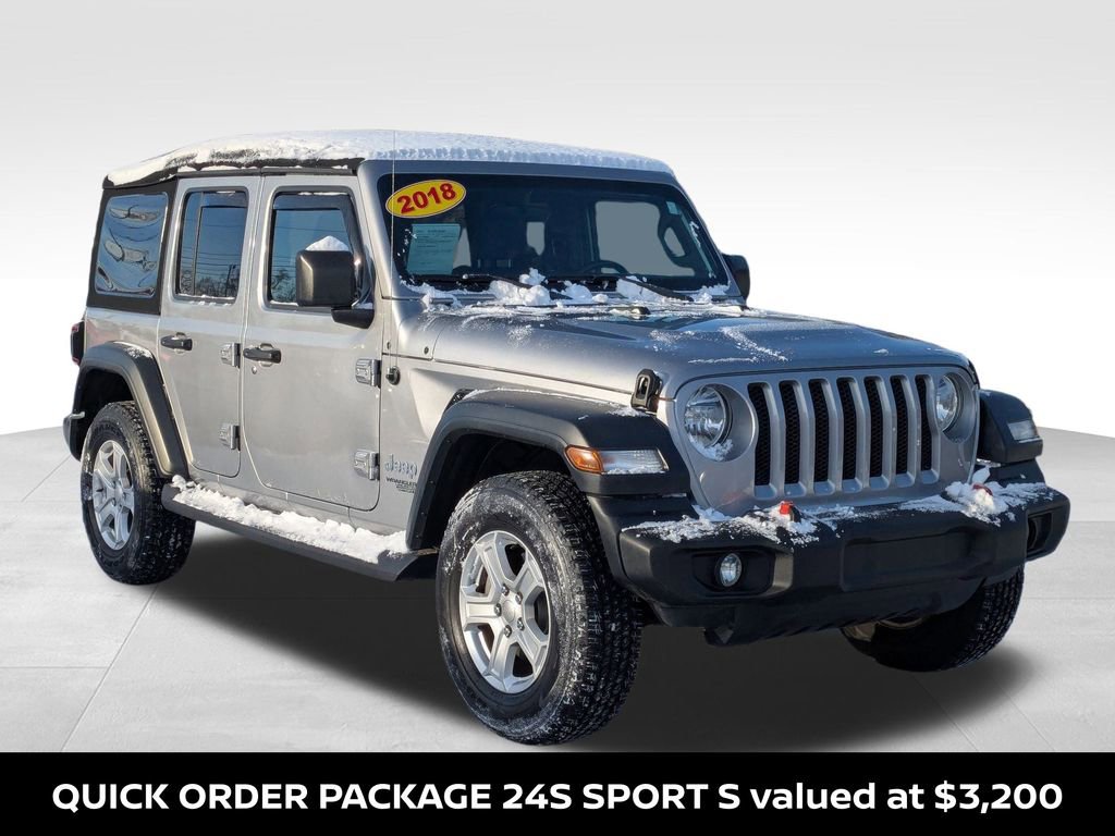 Used 2018 Jeep Wrangler Unlimited Sport S AWD/4WD image 4