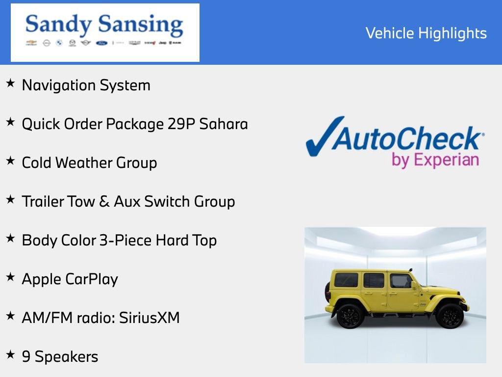 Used 2023 Jeep Wrangler Unlimited Sahara w/ Cold Weather Group AWD/4WD image 7