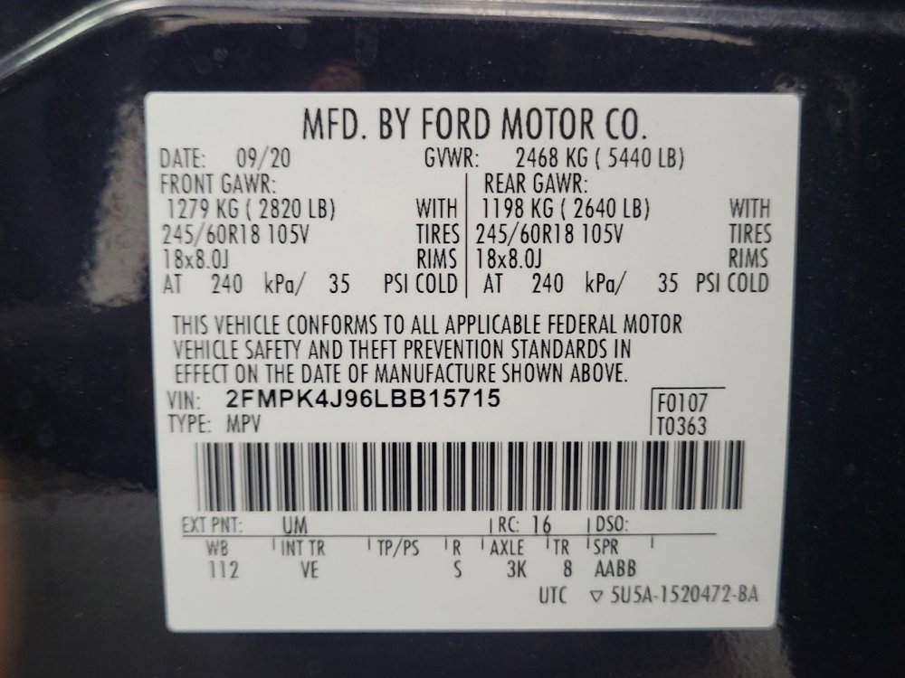 Used 2020 Ford Edge SEL AWD/4WD image 33