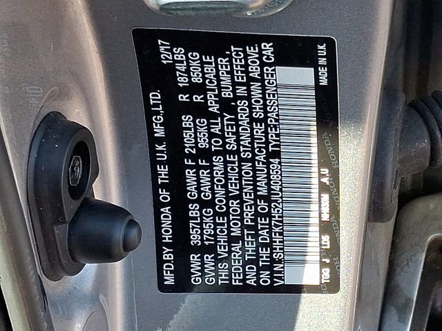 Used 2018 Honda Civic EX image 26