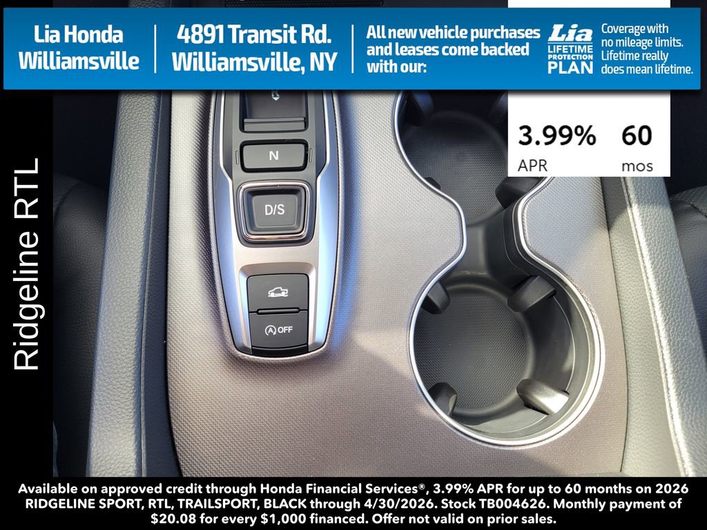 New 2026 Honda Ridgeline RTL image 26