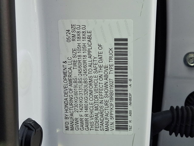 Certified 2024 Honda Ridgeline Sport image 28