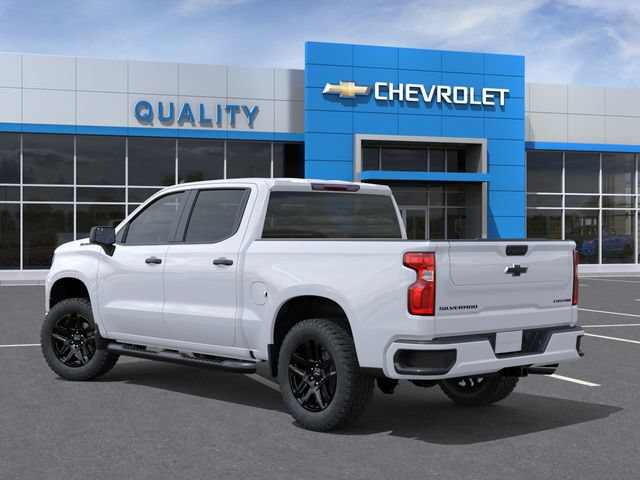 New 2026 Chevrolet Silverado 1500 Custom w/ Turbomax Blackout Package RWD image 3
