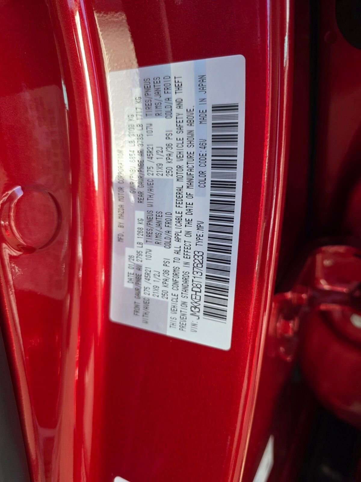 New 2026 MAZDA CX-90 3.3 Turbo w/ Premium Plus Pkg image 27