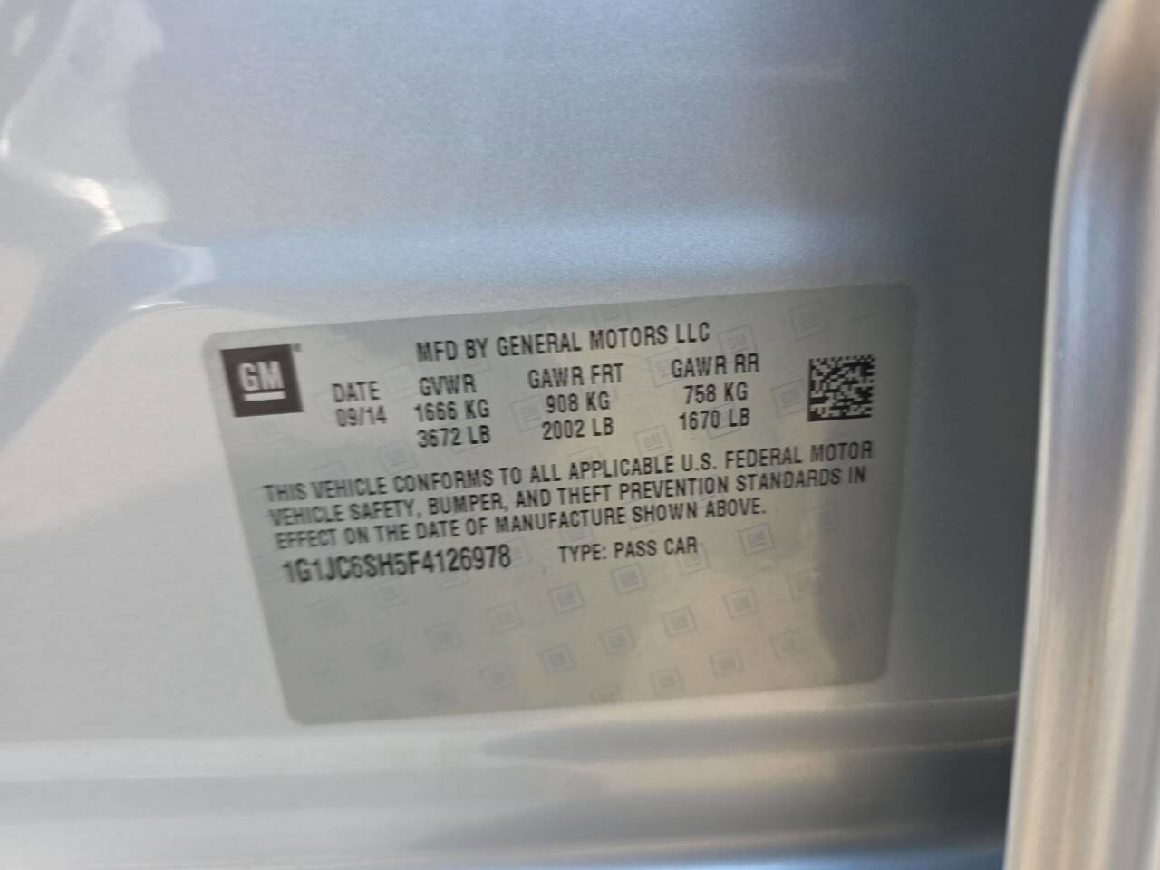 Used 2015 Chevrolet Sonic LT image 21