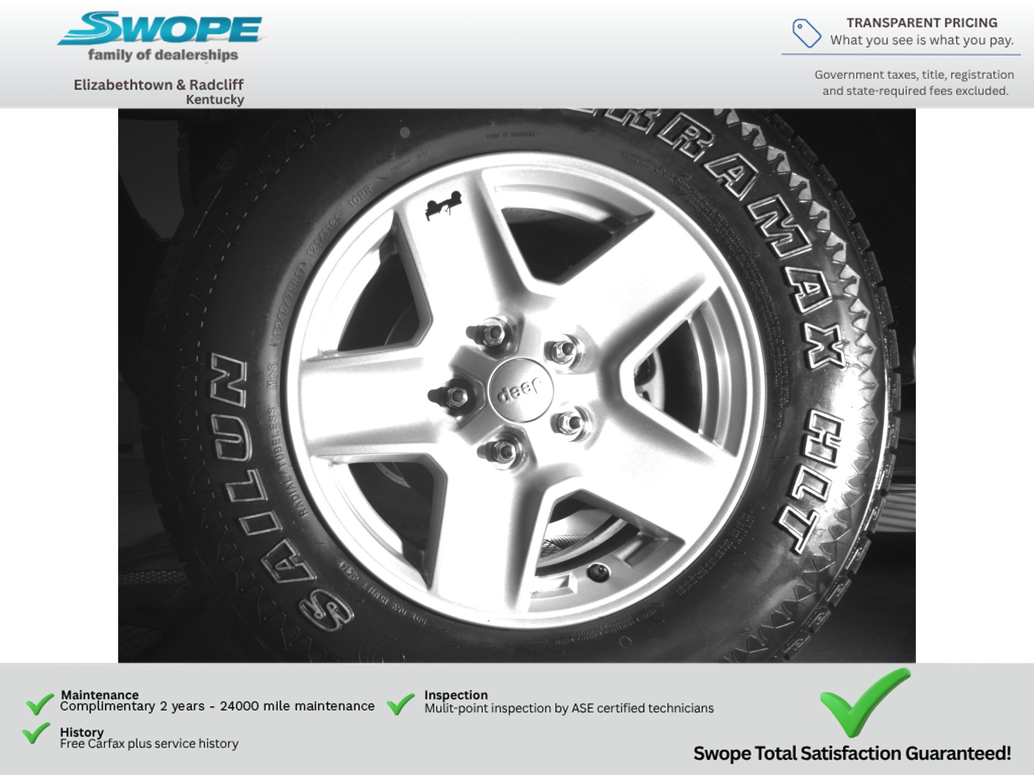 Used 2015 Jeep Wrangler Unlimited Sport w/ Quick Order Package 24S AWD/4WD image 9