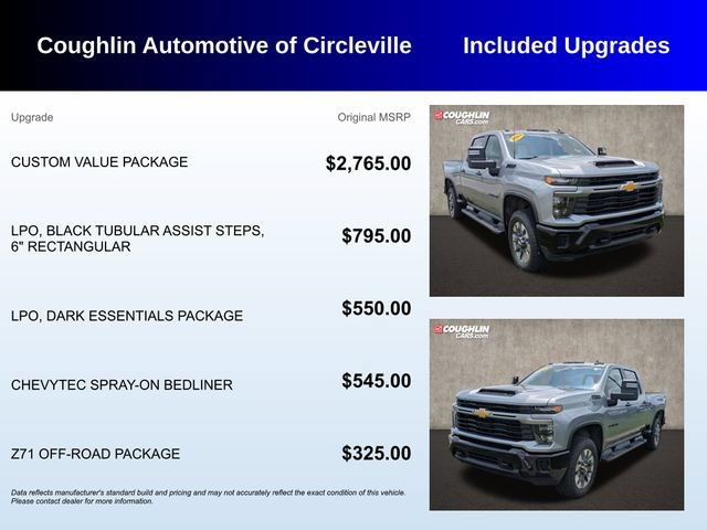Used 2024 Chevrolet Silverado 2500 Custom w/ Custom Value Package AWD/4WD image 3