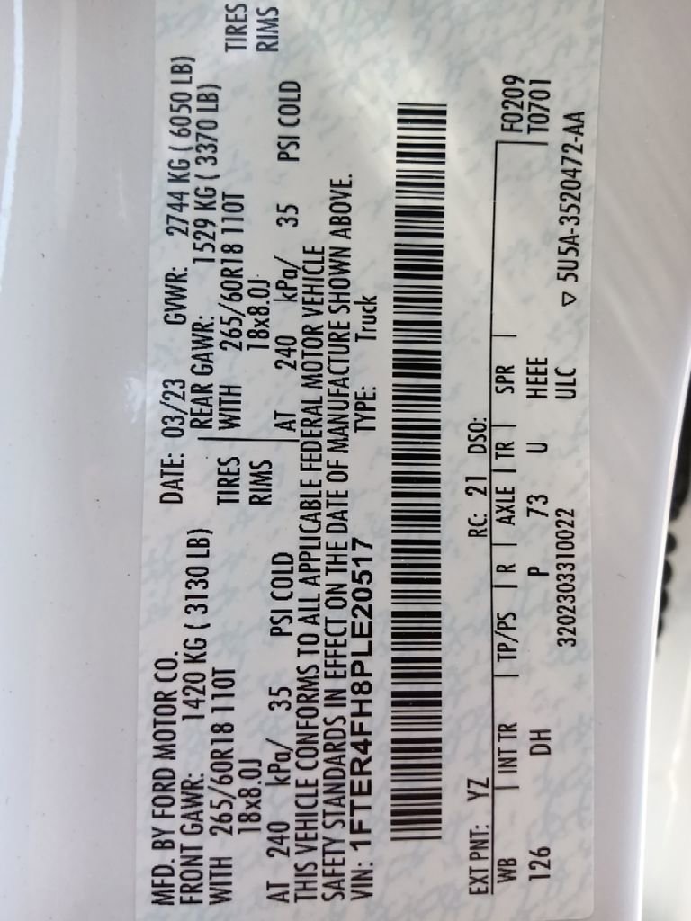 Used 2023 Ford Ranger Lariat w/ FX4 Off-Road Package image 36