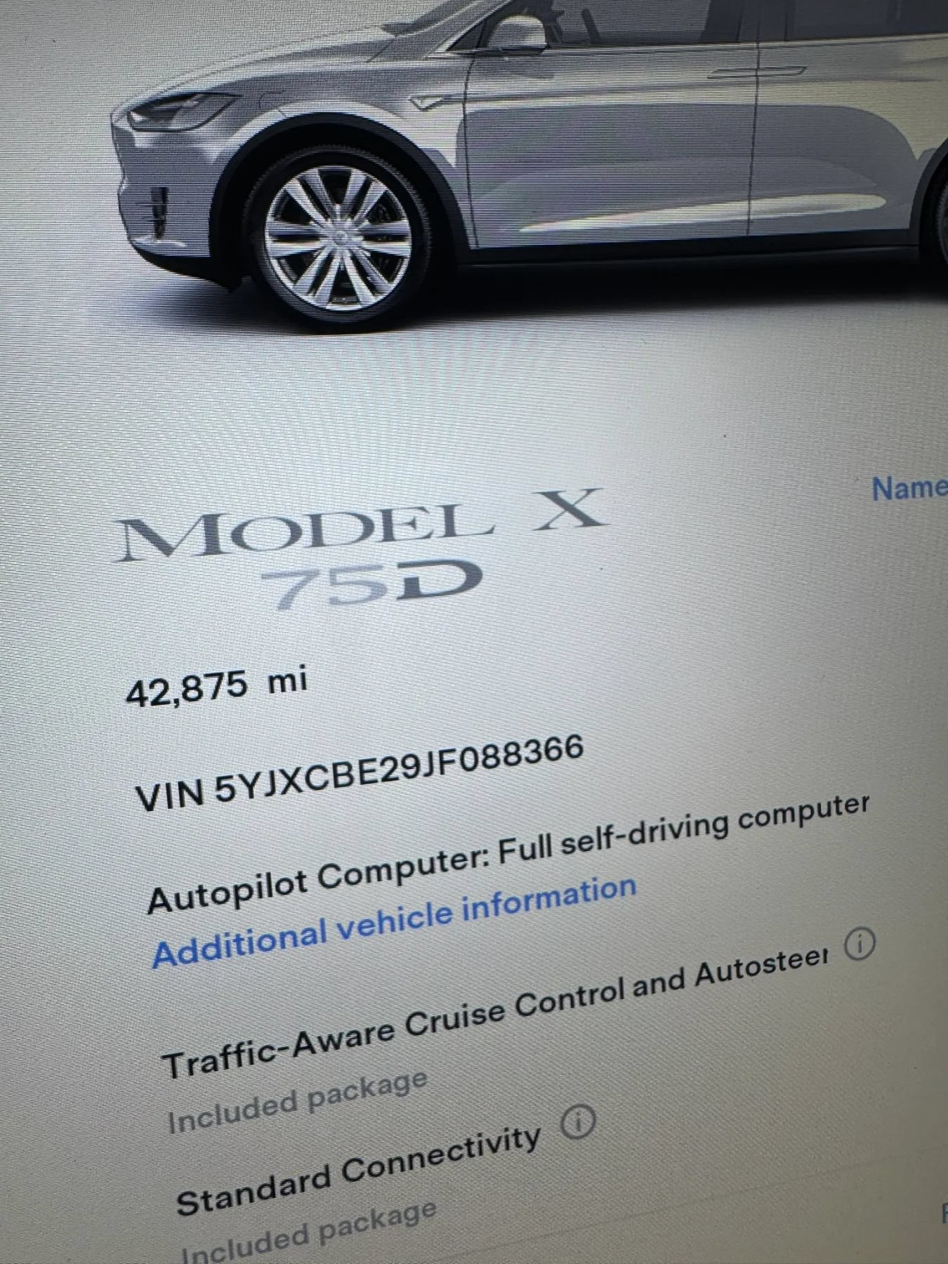 Used 2018 Tesla Model X 75D AWD/4WD image 24