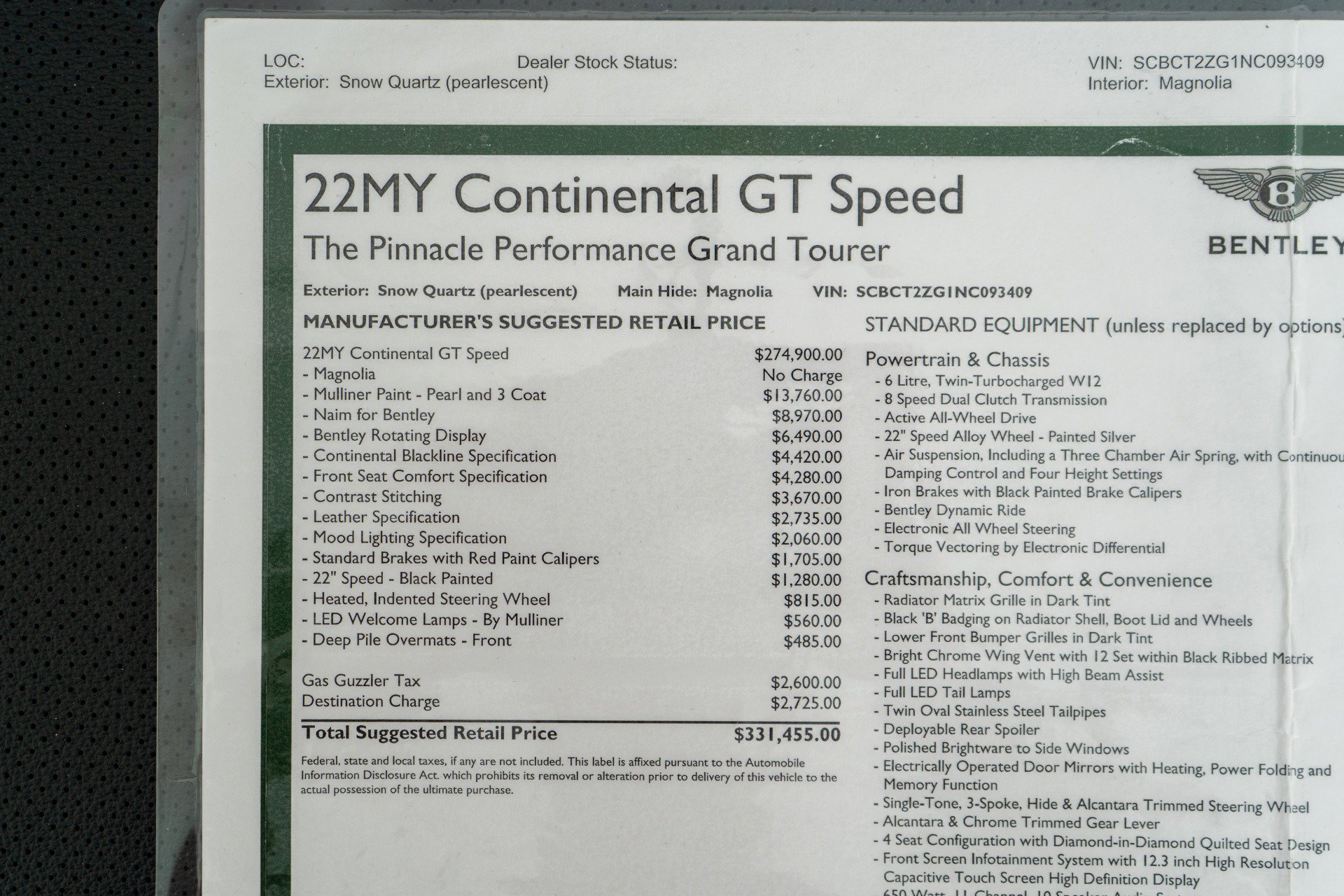 Used 2022 Bentley Continental GT Speed image 24