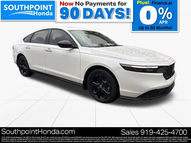 New 2025 Honda Accord SE image 1