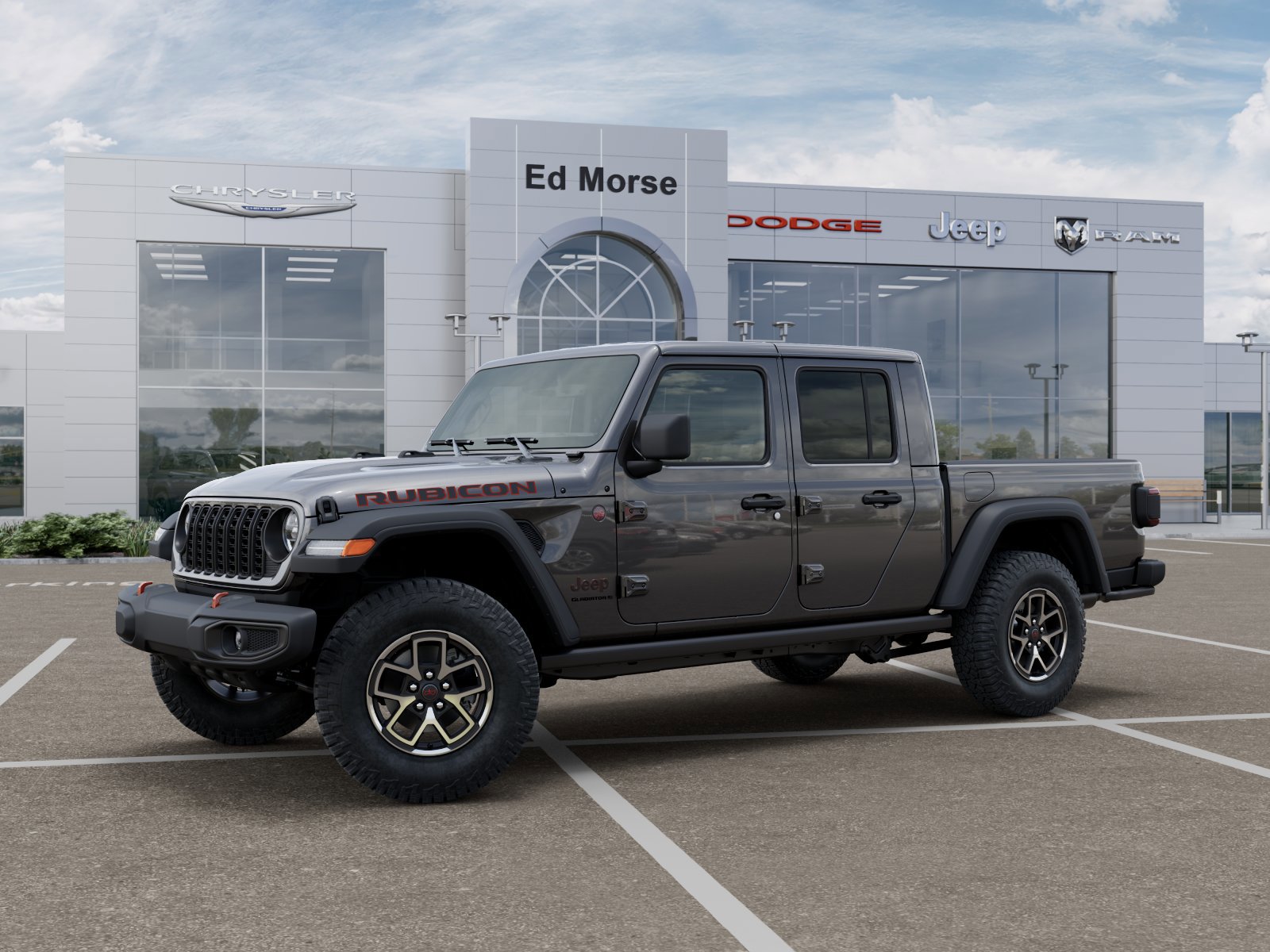 New 2026 Jeep Gladiator Rubicon w/ Steel Power Dome Hood Package image 3