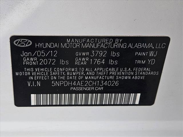 Used 2012 Hyundai Elantra Limited w/ Technology Pkg 5 image 22