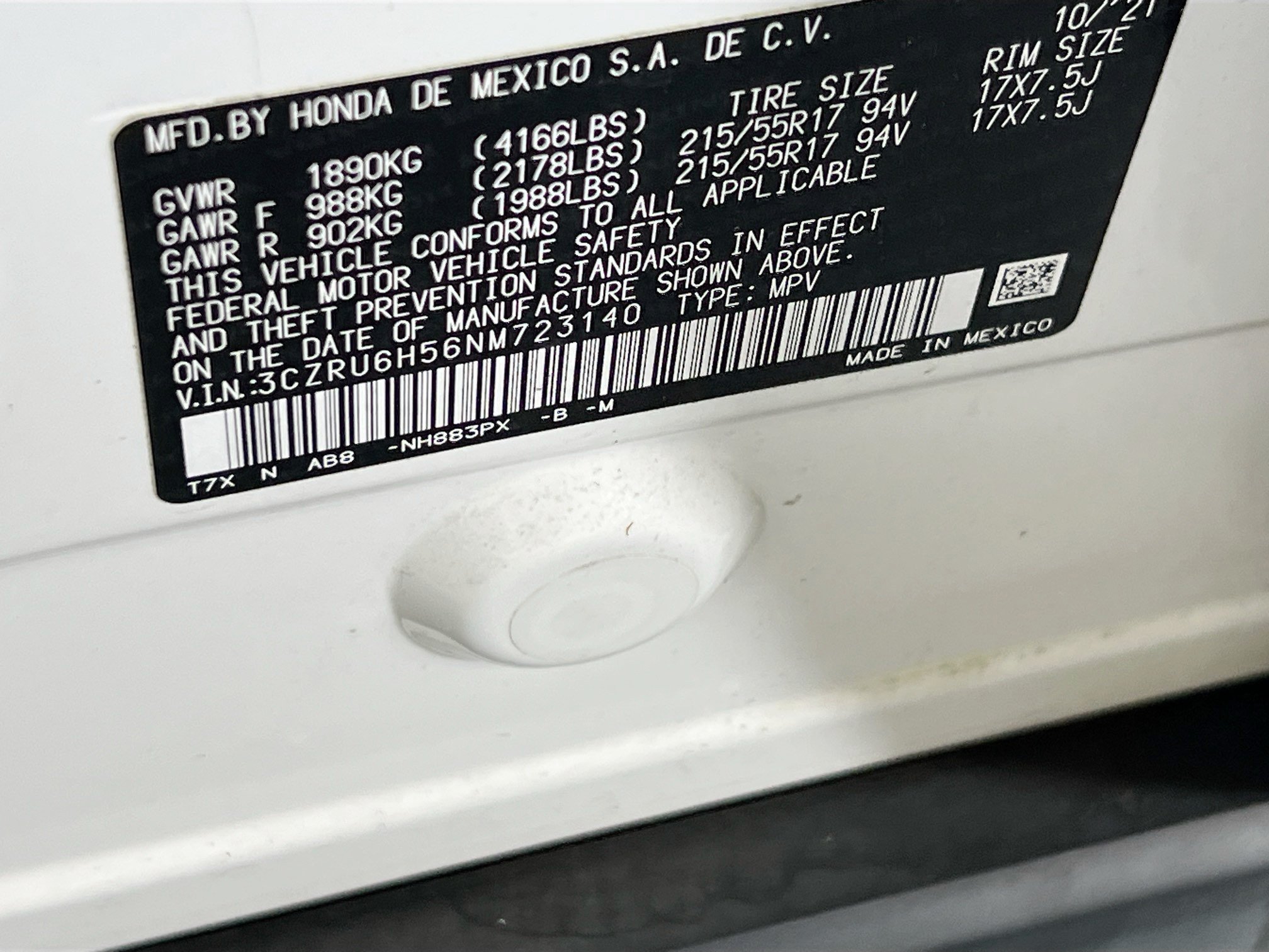 Used 2022 Honda HR-V EX image 30