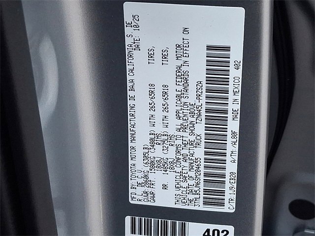 New 2025 Toyota Tacoma Limited image 23