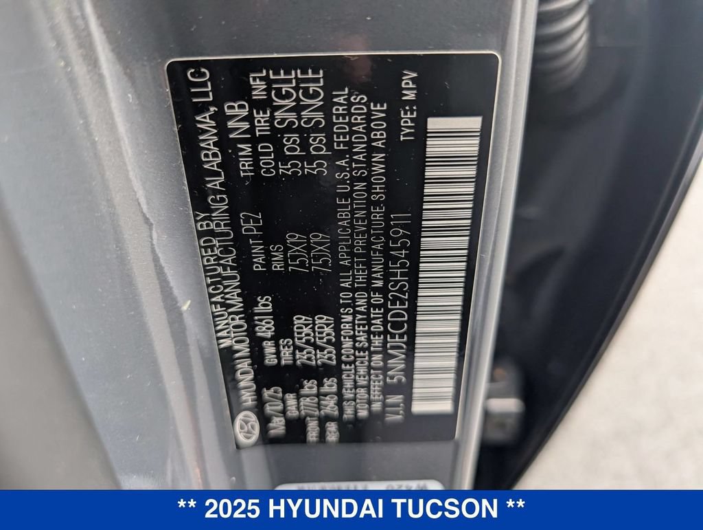 Used 2025 Hyundai Tucson Limited AWD/4WD image 45