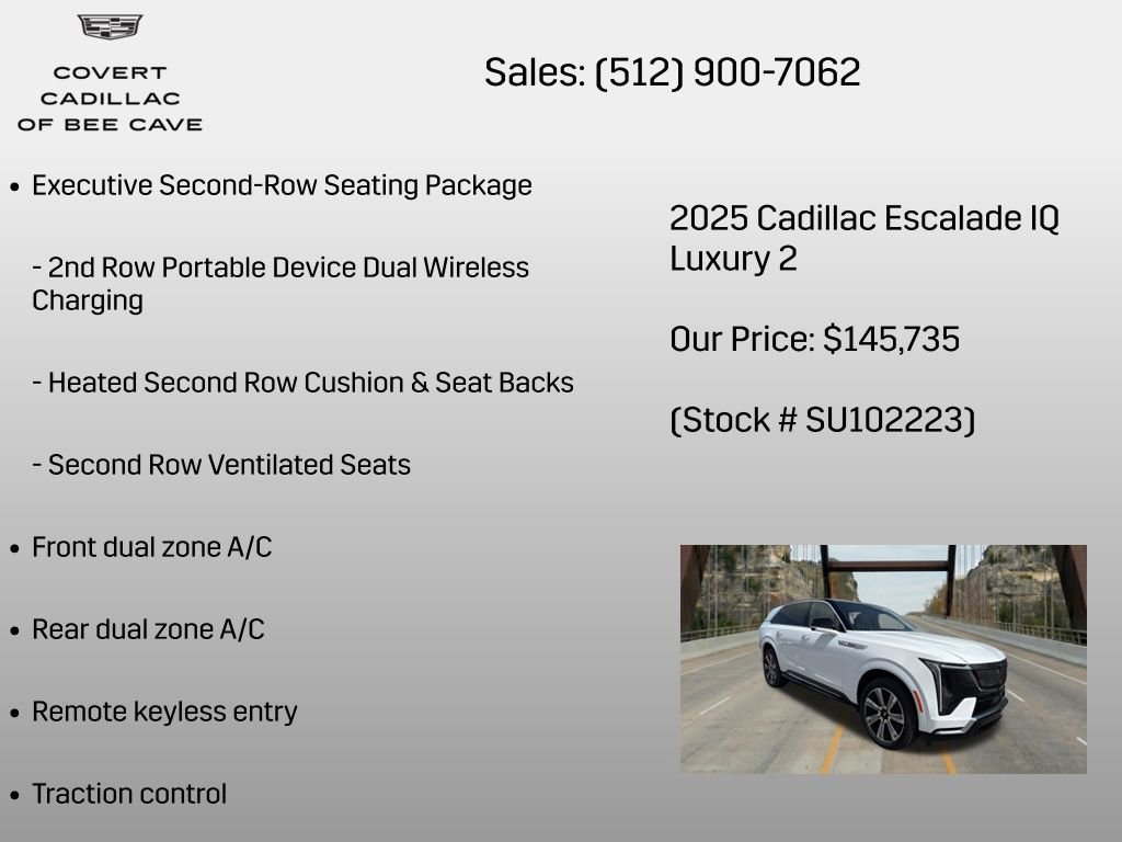 New 2025 Cadillac Escalade IQ Luxury 2 AWD/4WD image 12