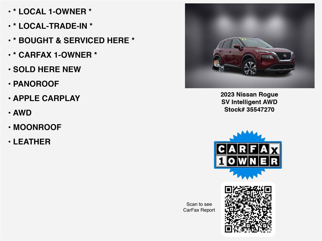 Used 2023 Nissan Rogue SV w/ SV Premium B Package image 7