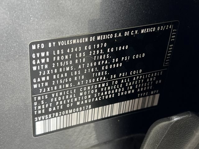 Used 2024 Volkswagen Taos SE FWD image 25