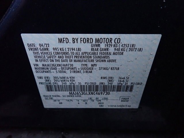 Used 2022 Ford EcoSport SE w/ SE Convenience Package image 13