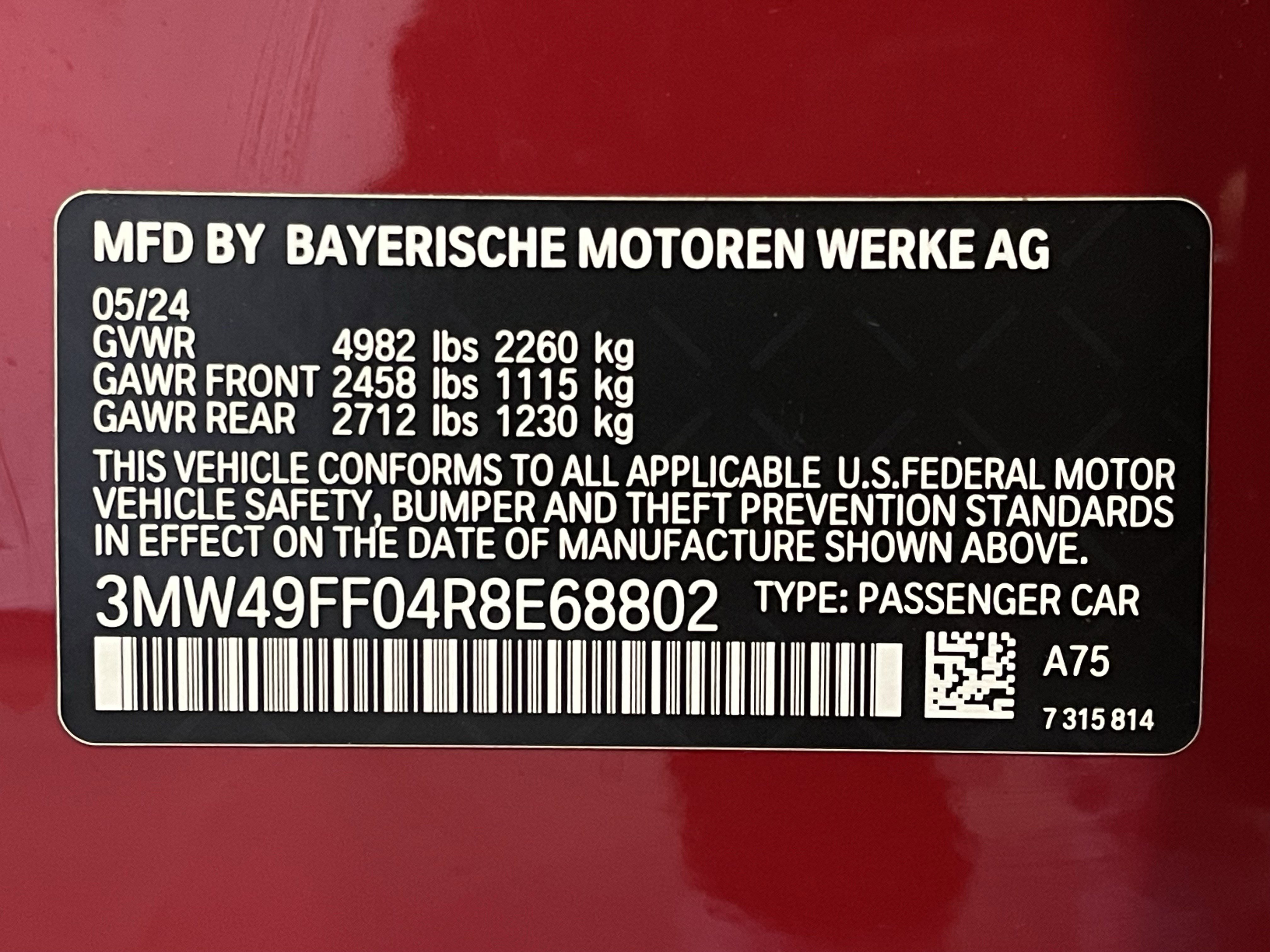 Certified 2024 BMW M340i xDrive w/ Premium Package AWD/4WD image 25