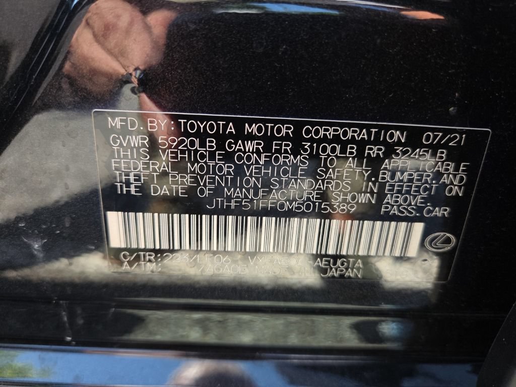 Used 2021 Lexus LS 500 F Sport w/ Accessory Package (Z2) RWD image 16