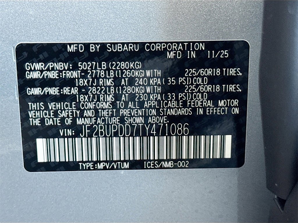 New 2026 Subaru Outback Limited image 31