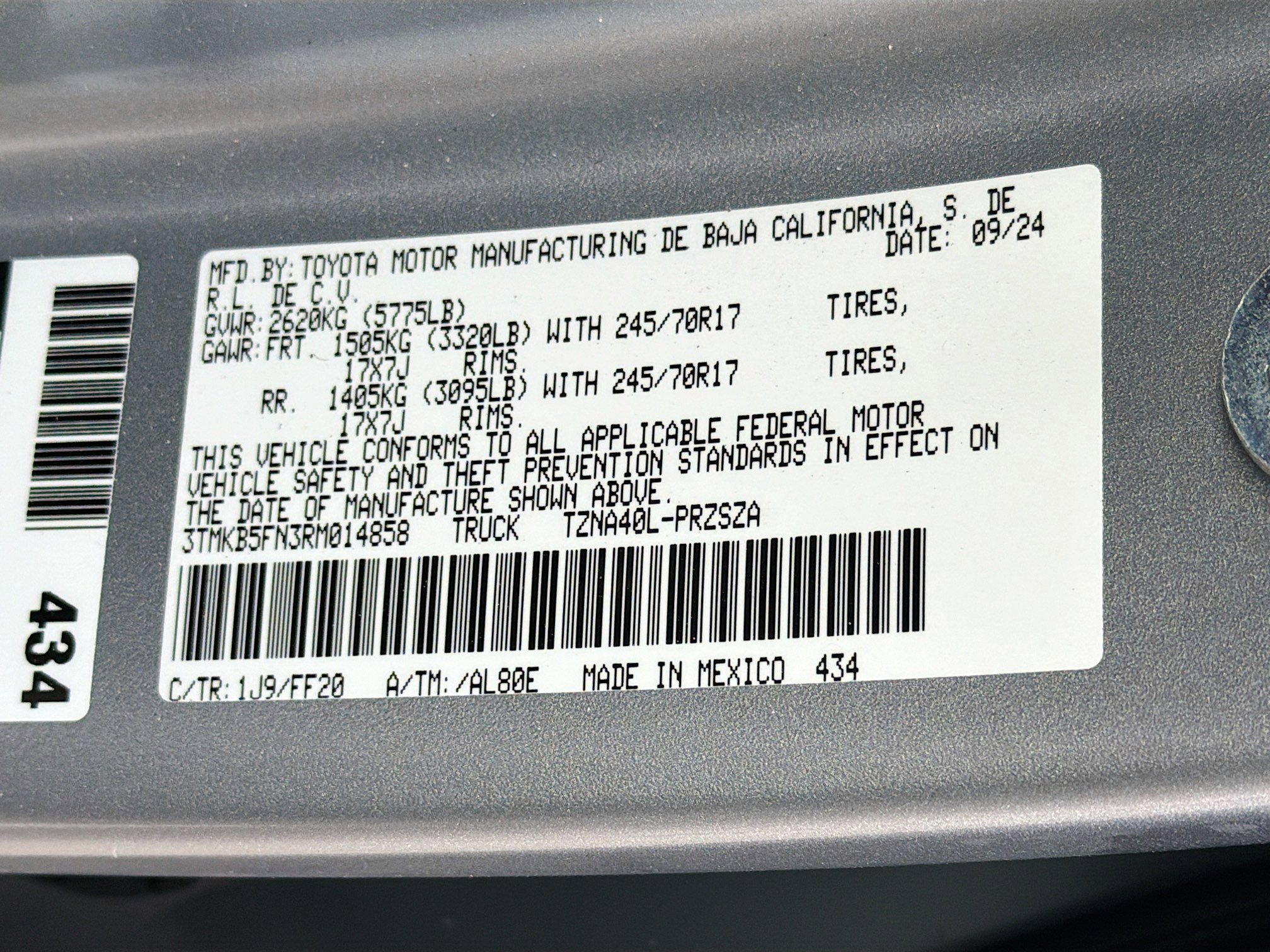 Used 2024 Toyota Tacoma SR5 image 41