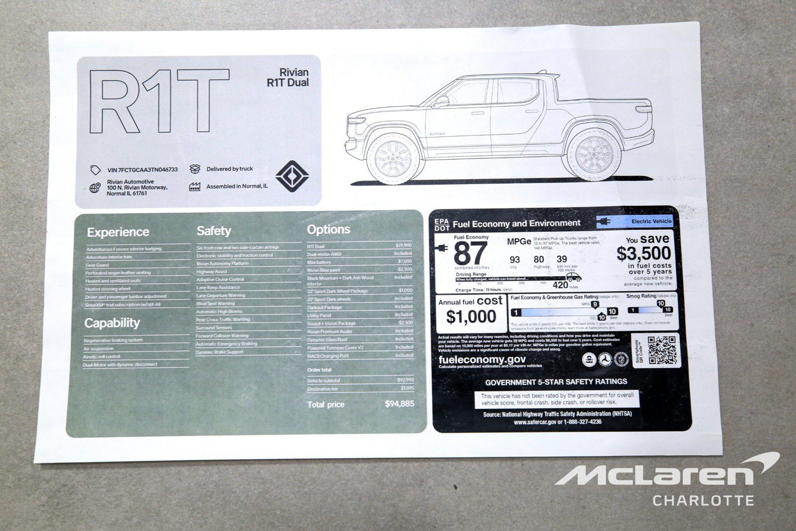 Used 2026 Rivian R1T Adventure Dual AWD/4WD image 31