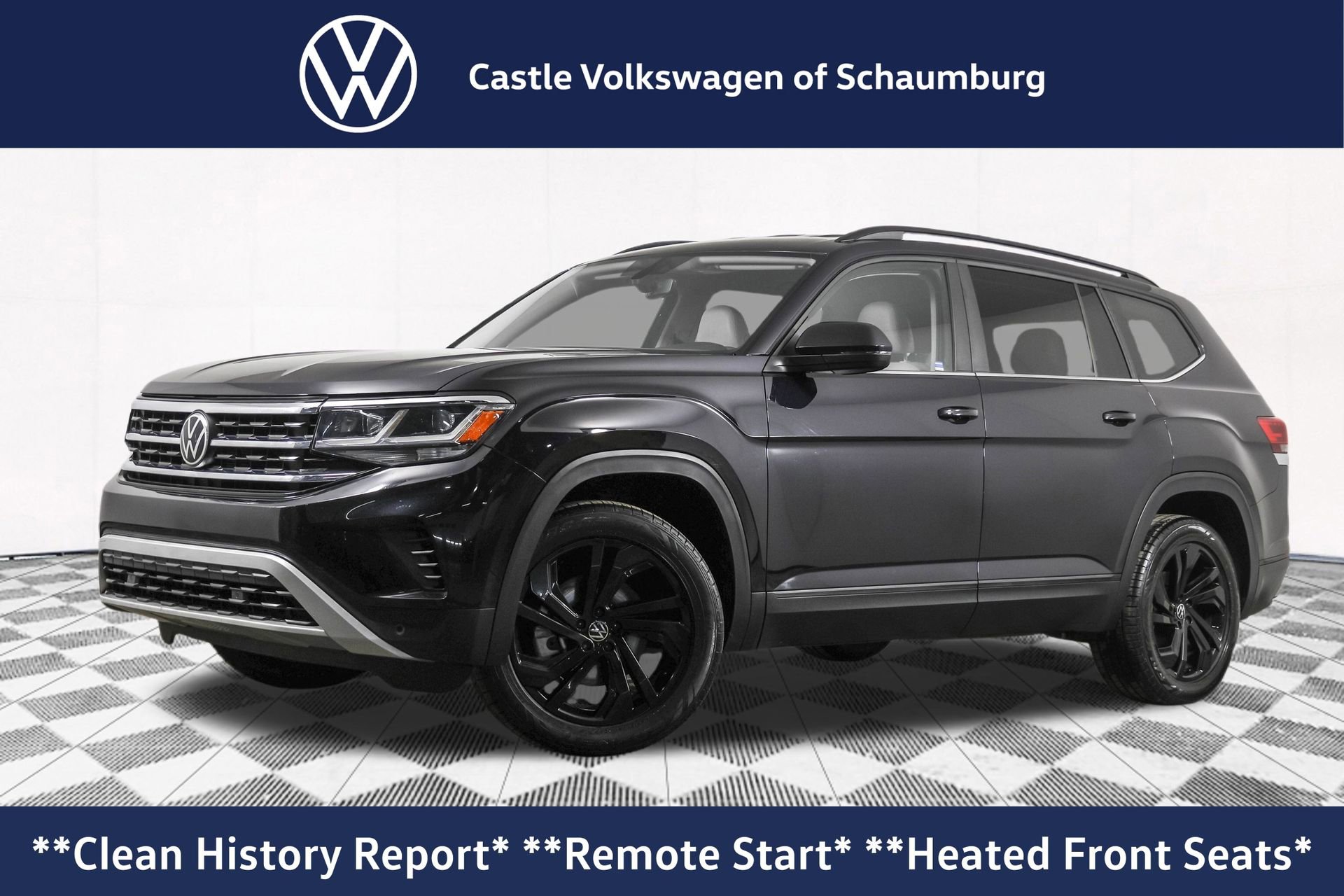 Used 2022 Volkswagen Atlas SE w/ Black Wheel Package