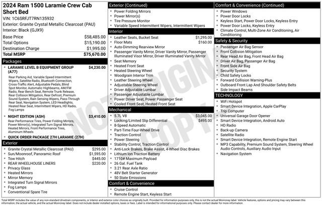 Certified 2024 RAM 1500 Laramie AWD/4WD image 10