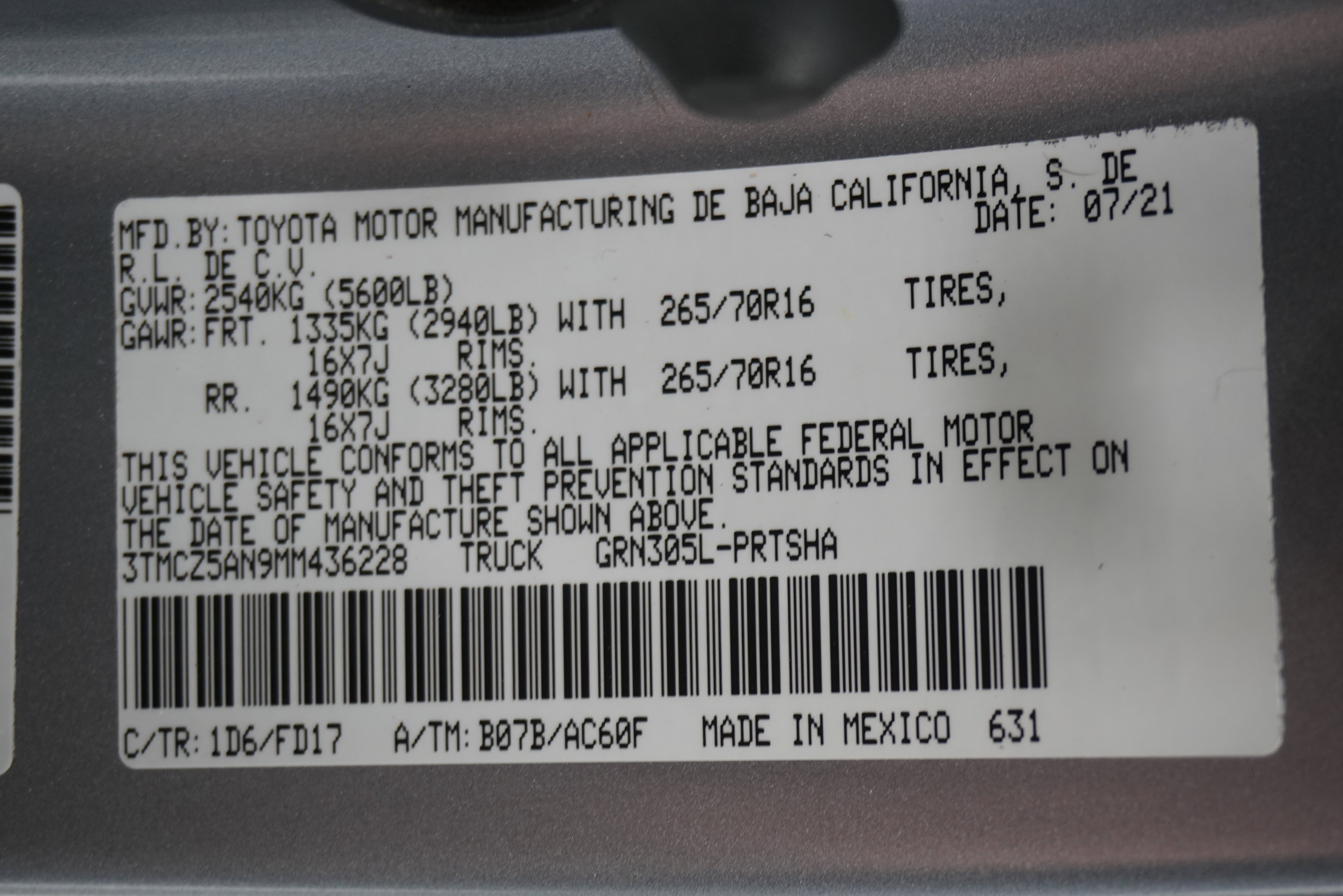 Used 2021 Toyota Tacoma TRD Off-Road image 30