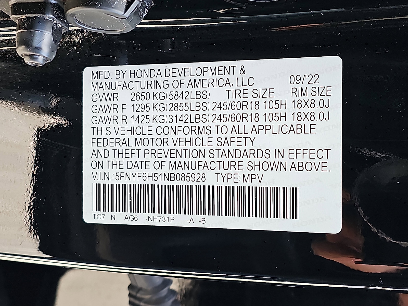 Used 2022 Honda Pilot EX-L image 30