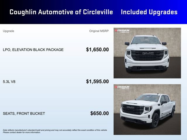 New 2026 GMC Sierra 1500 Elevation w/ LPO, Elevation Black Package AWD/4WD image 3