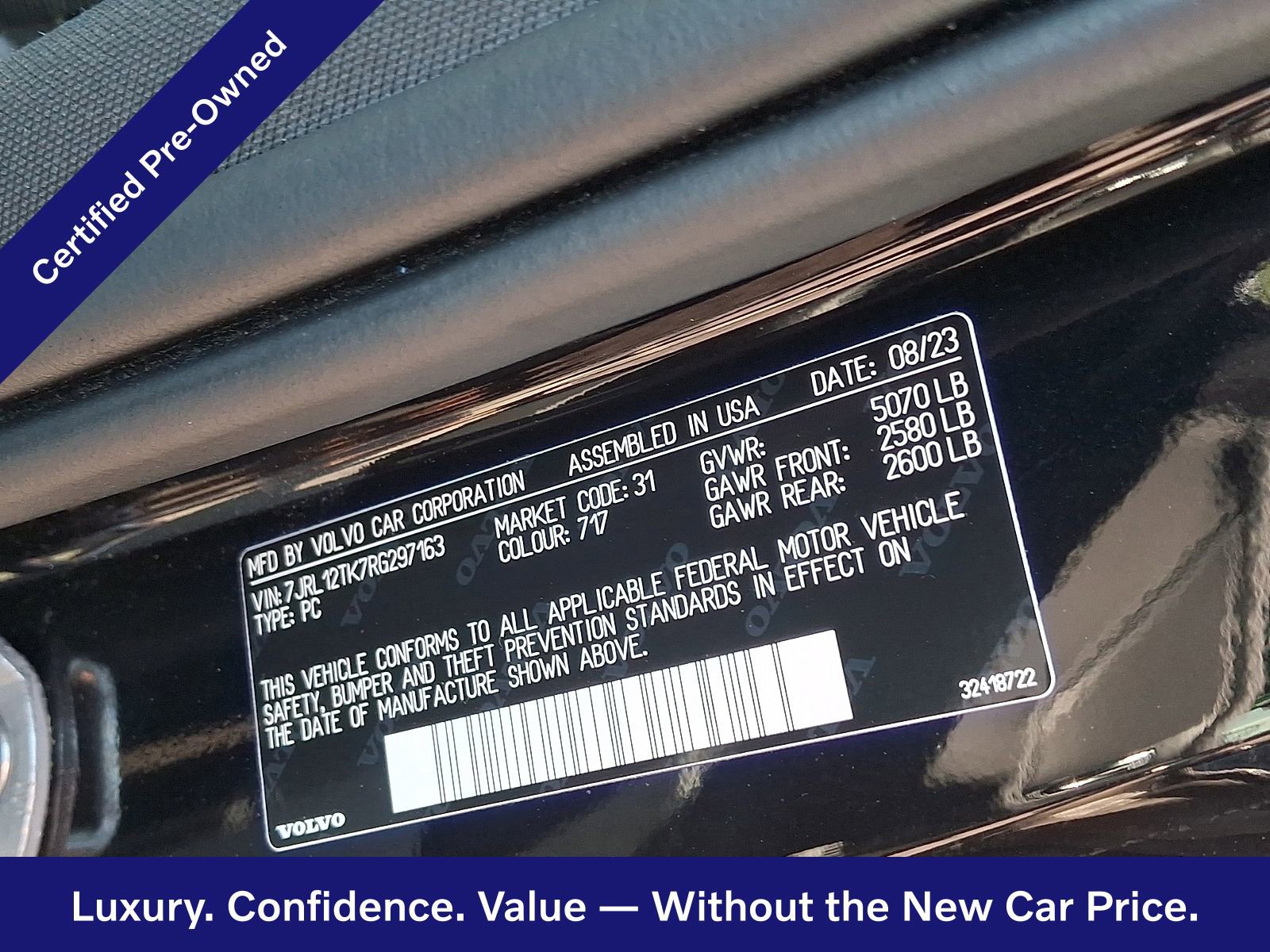 Certified 2024 Volvo S60 B5 Core AWD/4WD image 29