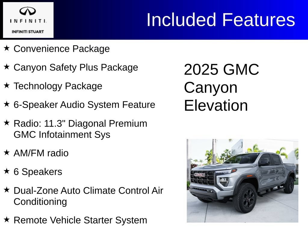 Used 2025 GMC Canyon Elevation w/ Convenience Package RWD image 3
